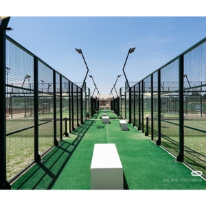 Cancha de Pádel Modular Interior Panorámica con Suspensión, Estilo Pop-Up, Certificación CE, Vista Completa - Product Image 4