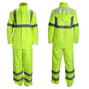 Combinaison de sécurité haute visibilité respirante sur mesure pour travaux de construction industrielle, service OEM pour hommes - Product Image 1