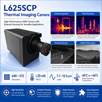 Noyau de caméra LWIR refroidi L625SCP 640 x 512 pour intégration d'imagerie thermique OEM