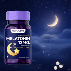 เมลาโทนินสูตรเข้มข้น 10 มก. ชนิดเม็ดสีขาว ออกฤทธิ์เร็ว ช่วยให้นอนหลับเร็วขึ้น ดูดซึมได้ดีขึ้น บำรุงการนอนหลับสำหรับผู้ใหญ่ มาตรฐาน HACCP บรรจุ 60 เม็ด 2 แพ็ค - Product Image 3