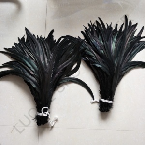 Oferta Económica: Plumas de Cola de Gallo Naturales Teñidas Directamente, de 30-35 cm, a Granel, Color Bronceado, <span class=keywords><strong>para</strong></span> Disfraces de Carnaval y Decoración - Product Image 5