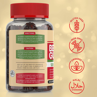 Gommes à la berbérine sans sucre avec cannelle de Ceylan 1200 mg soutient la fonction immunitaire pour les soins cardiovasculaires et gastro-intestinaux