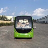 Mini-bus électrique touristique Xuchang EGO Green pour les zones touristiques et les circuits urbains, accès par porte, sièges personnalisés (8-23 places), 30-35 km/h
