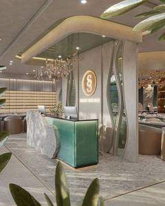 Diseño de Interiores de Lujo para Salón de Uñas, Muebles Personalizados para Salón de Belleza, Microcemento Wabi Sabi, Solución Integral para Proyectos de Spa - Product Image 2