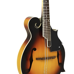 <span class=keywords><strong>Mandoline</strong></span> IRIN F Style, corps entièrement en bois massif, 8 cordes, finition Sunburst, 70 cm, avec étui rigide - Product Image 6