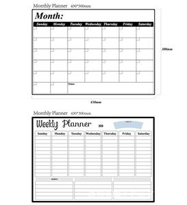 Planificador Semanal Magnético para Pizarra Blanca en el Refrigerador; Horario Mensual de Tareas del Hogar para la Familia y la Escuela - Product Image 2