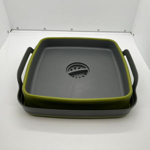 Juego de coladores plegables para cocina, cesta coladora con asas y ganchos para verduras, frutas, pasta, para usar en el <span class=keywords><strong>fregadero</strong></span> de la cocina - Product Image 5
