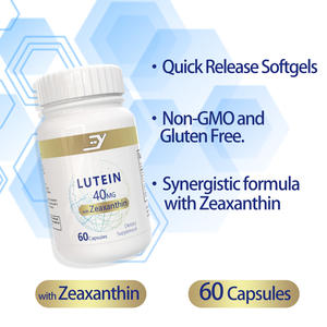 Özel etiket bitkisel Lutein zeaksantin kapsül takviyesi antioksidan yetişkin göz koruması 60 kapsül 24 aylık raf ömrü OEM - Product Image 4