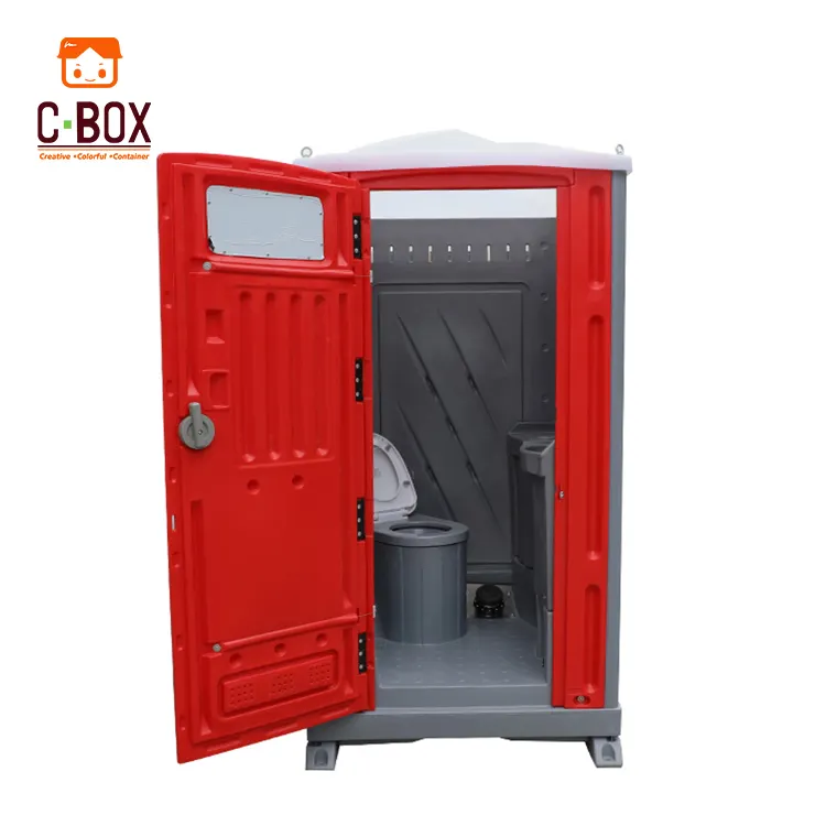 Worksite movable simple bathroom portable container portable toilet luxury