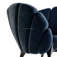 Fauteuil de loisir de luxe italien Amasunzu, fauteuil individuel, tissu haut de gamme, meubles de salon, canapé moderne