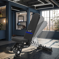 Banc en acier réglable, équipement de fitness robuste, rack de musculation multifonction, banc de musculation pliable, équipement de gym à domicile unisexe
