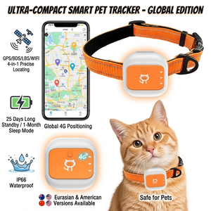 Collier de suivi GPS intelligent pour animaux de compagnie avec suivi de localisation en temps réel pour chiens et chats, étanche IP66 - Product Image 2