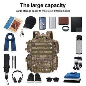 Mochila de Senderismo Expandible de Entrega Rápida, con Logotipo Personalizado, para Camping y Caza, Precio Económico, Impermeable, Táctica - Product Image 4