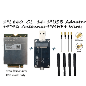 Carte WWAN Fibocom L860 GL 16 Cat16 uniquement en mode USB, module L860-GL-16 pour routeur Mikrotik <span class=keywords><strong>WAP</strong></span>, clé M.2 <span class=keywords><strong>LTE</strong></span> FDD/TDD B38 B39 B40 B4 - Product Image 5