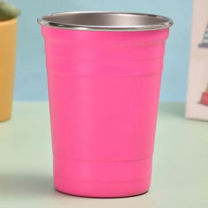 Gobelet isotherme à double paroi en acier inoxydable de luxe avec logo personnalisé imprimé, avec cordon, 500 ml, pour cadeaux d'affaires - Product Image 2