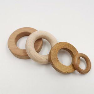 Bagues en <span class=keywords><strong>bois</strong></span> d'érable <span class=keywords><strong>de</strong></span> hêtre, artisanales et accessoires <span class=keywords><strong>de</strong></span> bricolage, 4 pièces, tailles variées - Product Image 6
