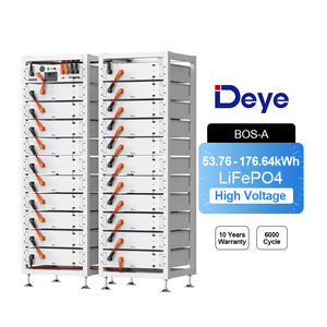 แบตเตอรี่ Deye BOS-A แรงดันสูง LiFePO4 53.76kWh 84.48kWh 115.2kWh 176.64kWh แบตเตอรี่ลิเธียมไอออน - Product Image 1