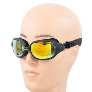 <span class=keywords><strong>Gafas</strong></span> <span class=keywords><strong>de</strong></span> Natación Antivaho con Protección UV, Junta <span class=keywords><strong>de</strong></span> Silicona Suave, Lentes con Revestimiento <span class=keywords><strong>de</strong></span> Espejo Resistentes a los Impactos, para Adultos, Color Negro, Certificación CE - Product Image 4