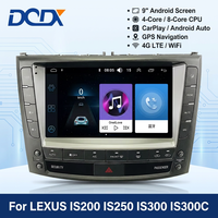 Radio Reproductor Estéreo para Auto Android de 8 Núcleos para VIDO con CarPlay, GPS, DSP, 256 GB para Lexus IS250 IS300 2005-2012