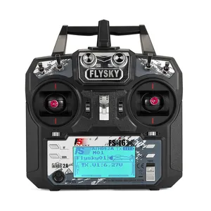 Flysky FS-i6X, 2.4GHz 10CH AFHDS 2A RC Transmitter dengan IA10B I-bus Receiver untuk Rc Airplane Mode 2