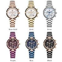 REWARD 63084 RD63084L Damen Quarzuhr Neues Design Edelstahl Leuchtend Datumsanzeige Mode Casual Armbanduhr für Mädchen