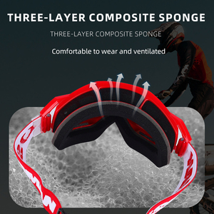 Lunettes de moto Lunettes de motocross Masques de vélo MX MTB Forest Cyclocross Lunettes de protection contre le vent - Product Image 6