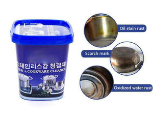 Paslanmaz çelik temizleme macunu çok amaçlı güçlü tencere dekontaminasyon pas temizleme temizleme macunu uygun tencere - Product Image 5