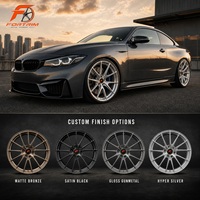 Pour BMW F30 Alfa Romeo Tesla Subaru, jantes forgées FORTRIM en argent brossé 17 18 19 20 21 22 pouces 5x120 5x114.3 5x112