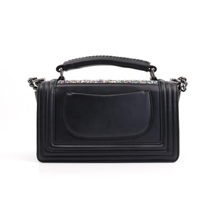 Borsette da <span class=keywords><strong>donna</strong></span> di lusso impreziosite a diamanti con decorazione di catene nuovo Design <span class=keywords><strong>borse</strong></span> da <span class=keywords><strong>donna</strong></span> alla moda - Product Image 3