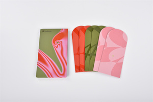 2025 xu hướng mới tùy chỉnh bán buôn magexi giấy màu đỏ phong bì UV chết cắt bìa cho tiền đóng gói phước lành <span class=keywords><strong>Hong</strong></span> <span class=keywords><strong>Kong</strong></span> Trung Quốc Đỏ - Product Image 4