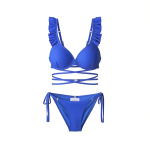 Copricostume Sexy da Donna in Chiffon per l'Estate, Sarong Bikini, Copricostume Kaftan da Spiaggia S03064-01 - Product Image 2