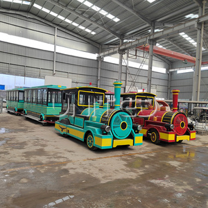 Nuovo Treno Turistico Senza Binari a Batteria in Acciaio |   Attrazione di Alta Qualità per Parchi Divertimento e Centri Commerciali 26/42/62 - Product Image 5