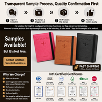 Porte-Passeport et Portefeuille de Voyage en Cuir PU de Haute Qualité, Pochette Anti-RFID