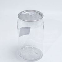 Bouteilles et canettes transparentes jetables en PET pour boissons gazeuses, thé aux perles, café, jus, avec fermeture à anneau – Prix de gros usine