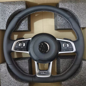<span class=keywords><strong>Volant</strong></span> en <span class=keywords><strong>cuir</strong></span> amélioré pour Volkswagen Golf 6/7 R Golf MK6 Mk7 GTI GTD Passat, prêt à l'emploi - Product Image 1