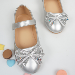 Nouvelles chaussures de princesse à paillettes pour filles, chaussures en cuir PU pour bébé fille, chaussures de mode pour enfants - Product Image 4