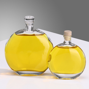 Étiquette personnalisée 250ml 500ml Verre Vodka Jante <span class=keywords><strong>Prune</strong></span> Vin Whisky Liqueur Bouteille Fruit Vin Bouteille En Verre Avec Liège En Bois - Product Image 2