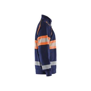 BLAKLADER-Suéter de alta visibilidad 355111588953M Azul marino/Naranja-EAN 7330509838686 ROPA DE TRABAJO DE 2017 - Product Image 4