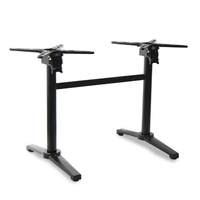 Base de Mesa de Doble Columna de Hierro Fundido de Alta Resistencia con Barra Transversal – Estructura para Mesa de Comedor de Restaurante al por Mayor