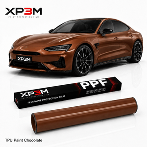 ฟิล์มกันรอยรถยนต์ XP3M สีช็อกโกแลตเงา TPU  ความหนา 7.5 มิล ซ่อมแซมตัวเองได้ ป้องกันรอยขีดข่วน ป้องกันสีเหลือง  พร้อมระบบไล่อากาศ - Product Image 1