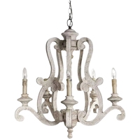Luminaire suspendu vintage en bois courbé, chaîne de suspension en métal, vente en gros directe d'usine, nombre d'ampoules personnalisable, lustre pour villa