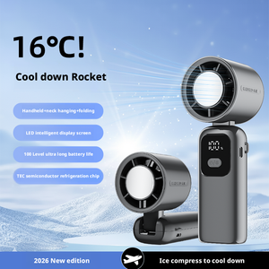 Ar Condicionado Portátil Dobrável com Compressor de Gelo, Ventilador Sem Fio Recarregável USB-C para o Verão - Product Image 2