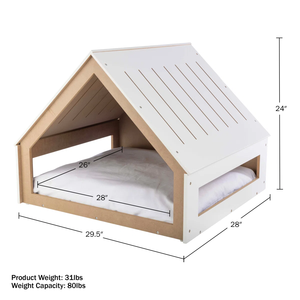 Cuccia <span class=keywords><strong>in</strong></span> <span class=keywords><strong>legno</strong></span> <span class=keywords><strong>in</strong></span> stile cartone animato per animali domestici letto per gatti facile da montare imballato <span class=keywords><strong>in</strong></span> cartone - Product Image 3