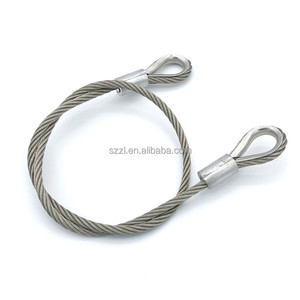 Hot Pin Metal Eyelet Terminal Steel Wire <strong>Rope</strong> Die Forged Eyelet Terminal Steel Wire <strong>Rope</strong> Crimping <strong>Pipe</strong> Crimping Cable Lug - Product Image 2