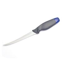 Couteau à filet professionnel de haute qualité pour la pêche avec lame en acier inoxydable, manche en plastique, design écologique et étui