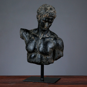 Decorazione della grande stanza moderna degli ornamenti della scultura di lusso della <span class=keywords><strong>resina</strong></span> di carattere retrò nordico per la camera da letto del salotto di casa - Product Image 2