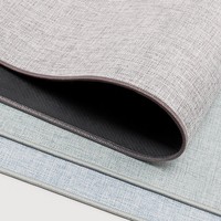 Tapis de souris en caoutchouc personnalisés en stock d'usine, anti-rayures, épaisseur 4 mm, emballage en boîte couleur, pour bureau