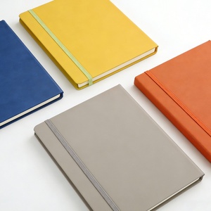 Wholesale Business Office Lined Personalized Printing A5 A6 PU Leather Eco-friendly Sewing Binding Custom Logo <b>Notebook</b> - Product Image 1