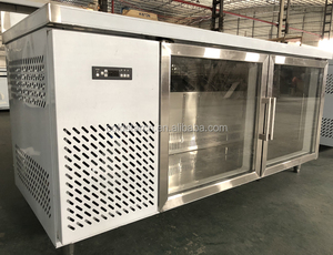 Edelstahl 2 glas tür werkbank kühler, unterbau chiller - Product Image 4