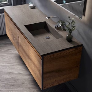 Mueble de Baño Moderno de Diseño Simple con Espejo y Lavabo para Montar en la Pared, Ideal para Hoteles, Apartamentos, Villas y Escuelas - Product Image 6